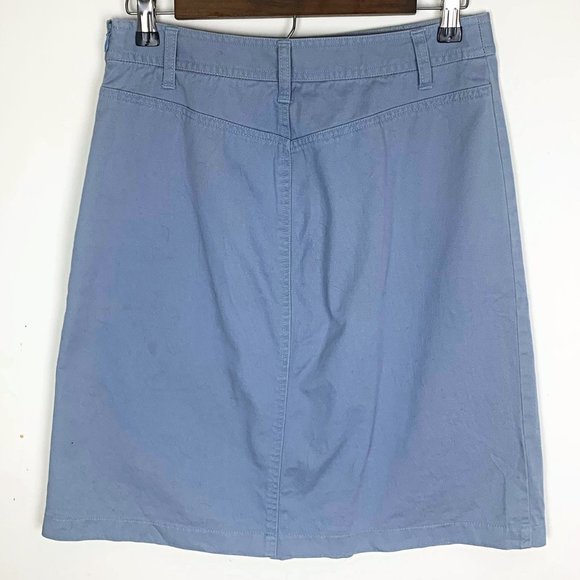 J. Crew Inverted Box-Pleat Twill A-Line Midi Skirt - Picture 4 of 7